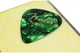 Набір медіаторів Fender 351 PREMIUM CELLULOID GREEN DEATH MOTO - зображення 3