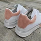 Кроссовки (криперы) женские Violeta White - PINK на прозрачной подошве 38р (24,5 см) - изображение 7
