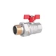 Кран шаровой "Американка" SD Plus 1" ВН прямой SD220W25 - изображение 1