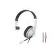 Моногарнітура A4Tech HS-11 Black + White - зображення 1