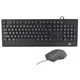 Клавиатура с подсветкой + мышка LED GAMING KEYBOARD+Mouse UKC M 710. черный - изображение 3