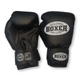 Боксерские перчатки BOXER 8 оz кожвинил черные - изображение 1