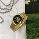 Жіночий наручний годинник 8099 Gold-Black Forsining 000319758 - зображення 2