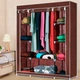 Складна тканинна шафа Storage Wardrobe 28130 коричнева - зображення 1