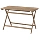 Стіл садовий ASKHOLMEN 112x62 см IKEA 103.378.17 темно-сірий/коричневий - зображення 1
