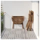 Стіл для балкону і 2 стільці ASKHOLMEN IKEA 892.860.04 сіро коричневий/Kuddarna бежевий - зображення 3