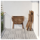 Стіл для балкону і 2 стільці ASKHOLMEN IKEA 792.623.05 сіро-коричневий/Duvholmen бежевий - зображення 3