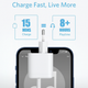 Адаптер живлення Anker Charge Fast PowerPort 3 20W (A2632) - зображення 4
