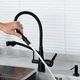 Смеситель для кухни под фильтр с гибким изливом Gappo G4398-16 Черный - изображение 6