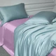 Простынь шелковая (искусственный шелк) светло-лиловая Zastelli 220х240 - изображение 1