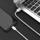 Кабель BOROFONE BX14 USB to Type-C 2.4A, 1m, PVC, TPE connectors, White 6957531089995 - изображение 5