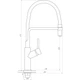 Смеситель для кухни Globus Lux DENVER Flex GDF-32-08-02 - изображение 9