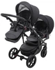 Коляска 2 в 1 для двойни Bair Next DUO Soft 02 чёрный - изображение 7