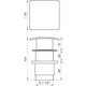 Донный клапан Globus Lux HG-043B для умывальника, белый (Click-clack) - изображение 5
