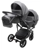 Коляска 2 в 1 для двойни Bair Next DUO ECO 25 графит - изображение 2