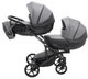 Коляска 2 в 1 для двойни Bair Next DUO ECO 25 графит - изображение 3