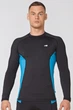 Спортивный лонгслив Rough Radical Fury Duo LS XL Черно-бирюзовый (8054-XL) - изображение 1