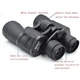 Бинокль для походов охоты рыбалки 20х50 прочный Bushnell Black - изображение 3