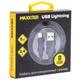 Дата кабель USB 2.0 AM to Lightning 1.0m Maxxter (UB-L-USB-02-1m) - изображение 2