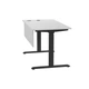 Стіл з регульованою висотою E-table UNIVERSAL 5021W - Білий / Чорні ніжки - изображение 5