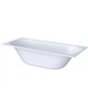 Ванна акриловая Geberit Soana Slim rim Duo с ножками, 180х80, белый (554.004.01.1) - изображение 3