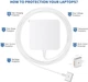 Блок Питание для MacBook 45W DXtech Зарядка для MagSafe 2 Зарядка для ноутбука White - зображення 7