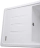 Кухонная мойка гранит GLOBUS LUX Lugano 780х435 белый - изображение 6