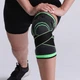Наколінник Бандаж колінного суглоба Knee Support Copper Чорно-зелений фіксатор коліна Компресійний від травм розтягувань - зображення 6