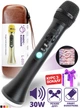 Микрофон караоке Magic Karaoke L-899 Чёрный Портативный 2в1 встроенная Bluetooth колонка 30Вт Функция записи и Фонограмма Режим Дуэт Громкий бас и 3 уровня шумоподавления - изображение 1