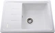 Кухонная мойка гранит GLOBUS LUX Mono 620х435 белый - изображение 1