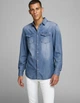 Рубашка д/р JACK&JONES М0118587 (12138115А) колір блакитний S - зображення 1