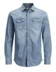 Рубашка д/р JACK&JONES М0118587 (12138115А) колір блакитний S - зображення 7