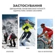 Лыжная маска VLT 17% VelaSport SnowBlade Безрамочные горнолыжные очки для сноуборда с Двумя линзами AntiFog Зеркальная Black&Red - изображение 6