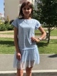 Жіноче котоновое плаття Poliit 8485 блакитний 38 - зображення 2