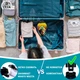 Маска для плаванья S/M VelaSport 2.0 Полнолицевая панорамная Снорклинг Маска на все лицо для купания ныряния Фотохромная линза-хамелеон с креплением для камеры детские и взрослые Black - изображение 7
