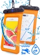 Водонепроницаемый Чехол для телефона VelaSport 1.0 кейс для фото и видео до 6,6 дюймов 18х10см. IPX8 погружение до 5м. Универсальный Противоударный Оранжевый - изображение 1