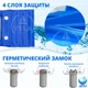 Водонепроницаемый Чехол для телефона VelaSport 2.0 кейс для фото и видео до 6,6 дюймов 18х10см. IPX8 погружение до 5м. Универсальный Противоударный Синий - изображение 3