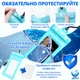 Водонепроницаемый Чехол для телефона VelaSport 2.0 кейс для фото и видео до 6,6 дюймов 18х10см. IPX8 погружение до 5м. Универсальный Противоударный Бирюзовый - изображение 7