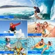 Водонепроницаемый Чехол для телефона VelaSport 2.0 кейс для фото и видео до 6,6 дюймов 18х10см. IPX8 погружение до 5м. Универсальный Противоударный Бирюзовый - изображение 8