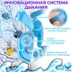 Детская маска для плаванья X/S (5-13лет) VelaSport KIDS Lion Полнолицевая панорамная Снорклинг Маска на все лицо для ныряния 4 клапана Инновационная детские и подростковые Blue - изображение 3
