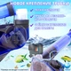 Маска для плаванья S/M VelaSport 7.0 Полнолицевая панорамная Снорклинг Маска на все лицо для купания ныряния 5 клапанов Инновационная с креплением-штативом для камеры детские и взрослые Dark blue - изображение 5