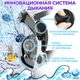 Детская маска для плаванья X/S (5-13лет) VelaSport KIDS Lion Полнолицевая панорамная Снорклинг Маска на все лицо для ныряния 4 клапана Инновационная детские и подростковые Black - изображение 3