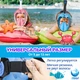 Детская маска для плаванья X/S (5-13лет) VelaSport KIDS Lion Полнолицевая панорамная Снорклинг Маска на все лицо для ныряния 4 клапана Инновационная детские и подростковые Black Blue - изображение 10