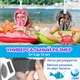 Детская маска для плаванья X/S (5-13лет) VelaSport KIDS Lion Полнолицевая панорамная Снорклинг Маска на все лицо для ныряния 4 клапана Инновационная детские и подростковые Black - изображение 10