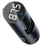 FM-трансмітер модулятор Baseus Energy Wireless MP3 Charger Dark grey (CCNLZ-C0S) - изображение 2