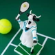 Колекційна статуетка корова Tennis Cow, Size M - изображение 3