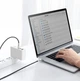Кабель для зарядки телефона/ смартфона Baseus Type-C - Type-C 5 А 2 м Черный/ Серый (CATJK-D01) - изображение 8
