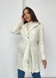 Женское пальто демисезонное стеганое короткое KML 0029 L (46-48) Белый (К - 0029/3 B) - изображение 8
