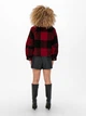 Куртка ONLY ONLBROOKLYN L/S CROP CHECK JACKET PNT M Красный 15243803-Barbados Cherry-Checks - изображение 2