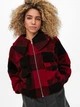 Куртка ONLY ONLBROOKLYN L/S CROP CHECK JACKET PNT M Красный 15243803-Barbados Cherry-Checks - изображение 3